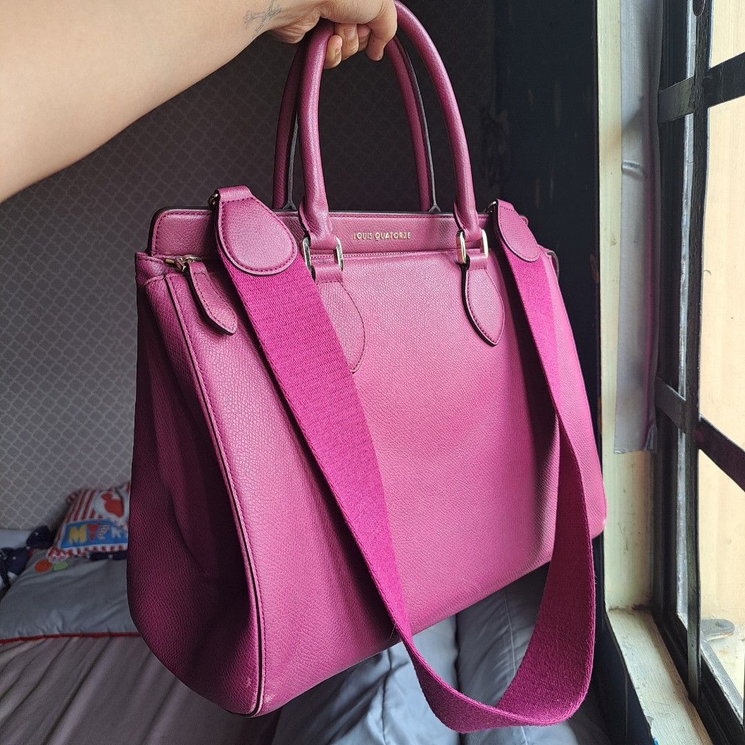 25 Preloved Louis Quatorze Purple Hand Bag w/ Sling (Guaranteed Authentic)