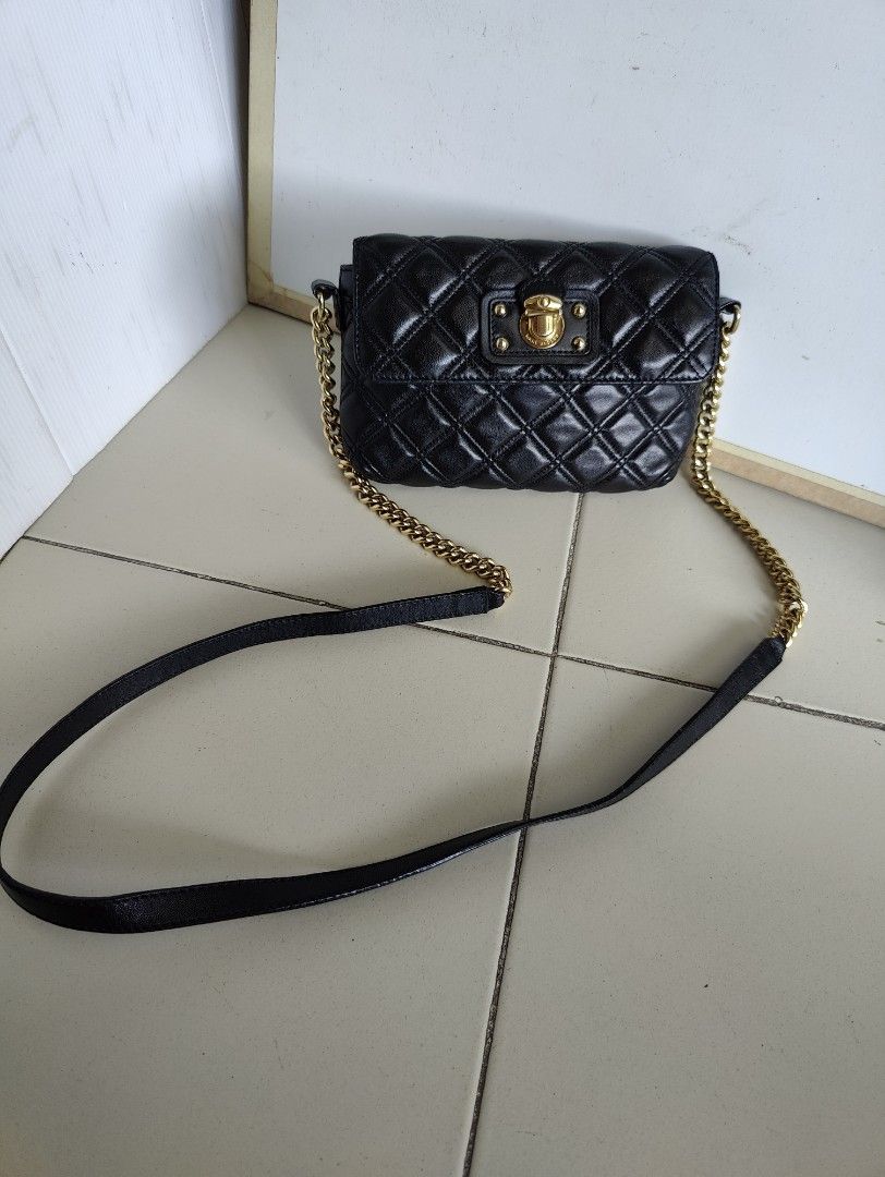 Marc jacobs clearance quilted leather bag