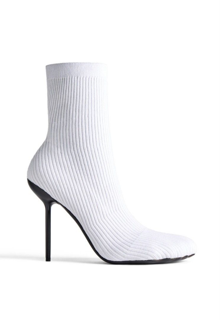 White sales sock boots
