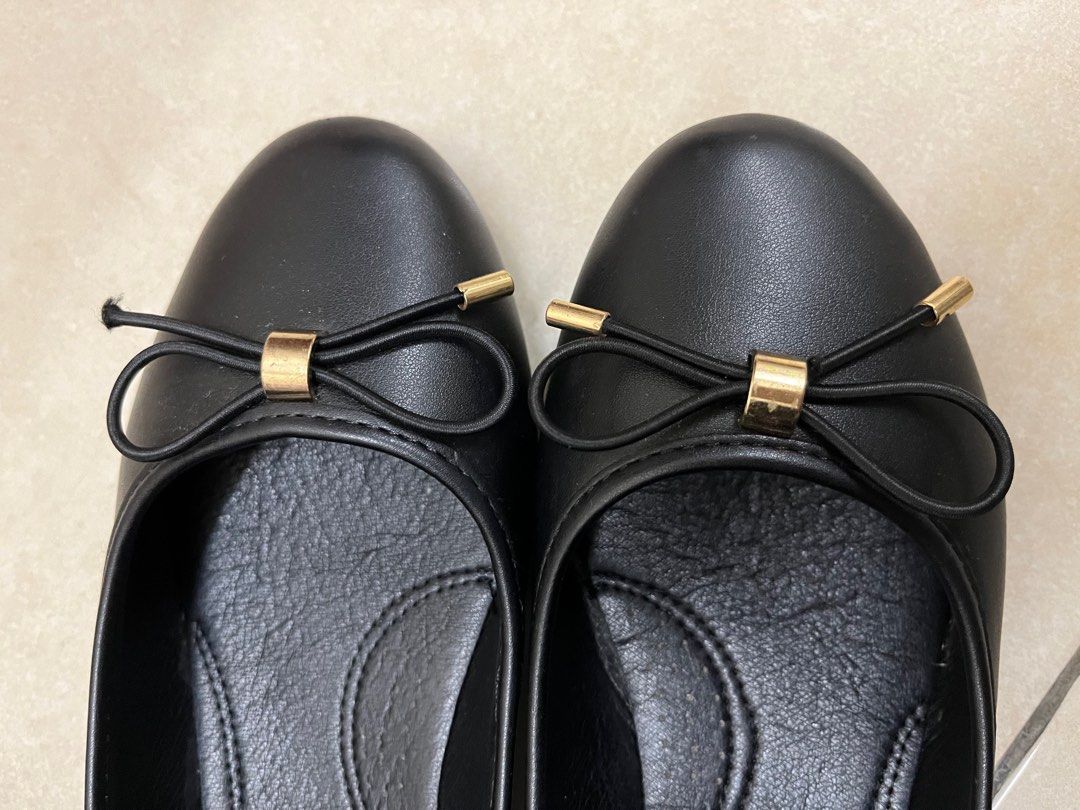 Bata discount black ballerina