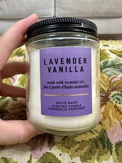 BBW single wick candle Lavender Vanilla
