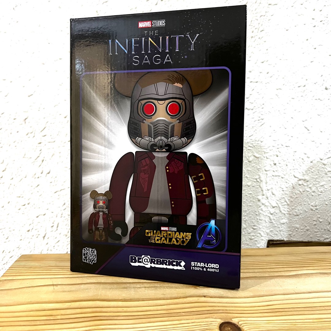 Bearbrick Be@rbrick Medicom The Infinity Saga Marvel Star-Lord 100