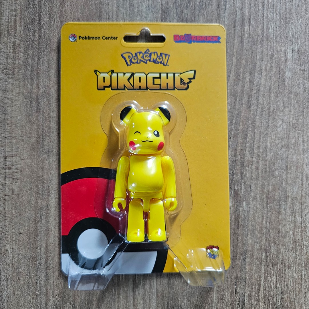 Bearbrick Pikachu 100% Medicom Pokemon Center Exclusive