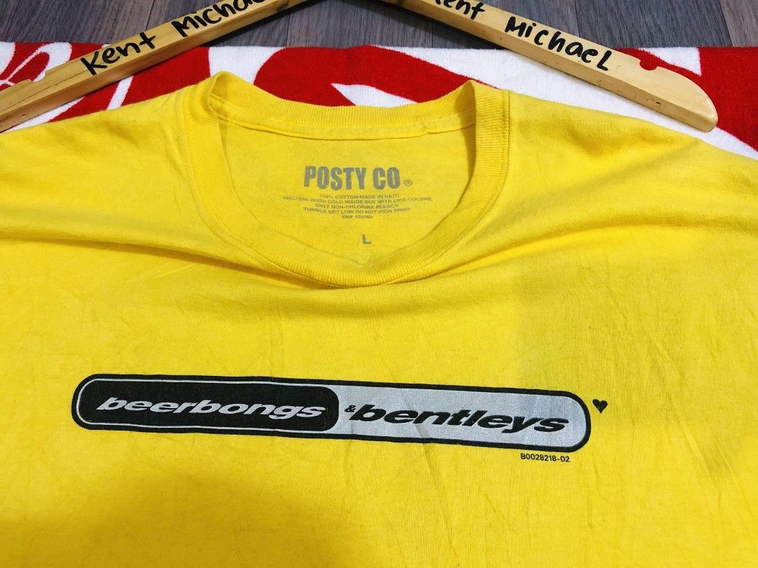 Beerbongs&Bentleys by Posty Co. (Category: Tshirts & Polo Shirts ) located in Manila. Submitted by kenthrift2000 (Listing ID 1257461029, Image 3). Description: Beerbongs&Bentleys by Posty Co. Dimensions: 22x29 No issue needs wash lag.