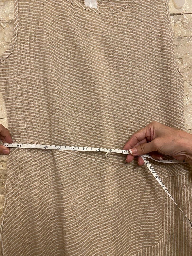 The Beige Luxe Linen Maxi Dress