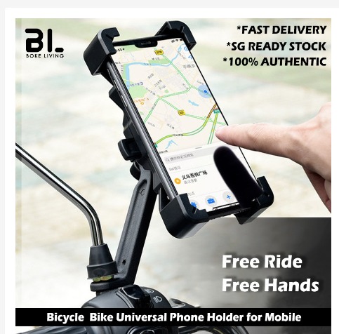 Universal phone outlet holder for bike
