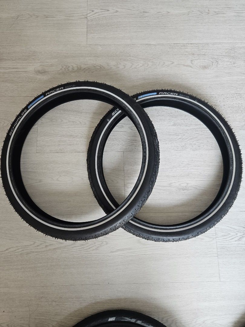 Birdy P40 18inch wheelset DA16 alexrims with both Kojak tyre and ...