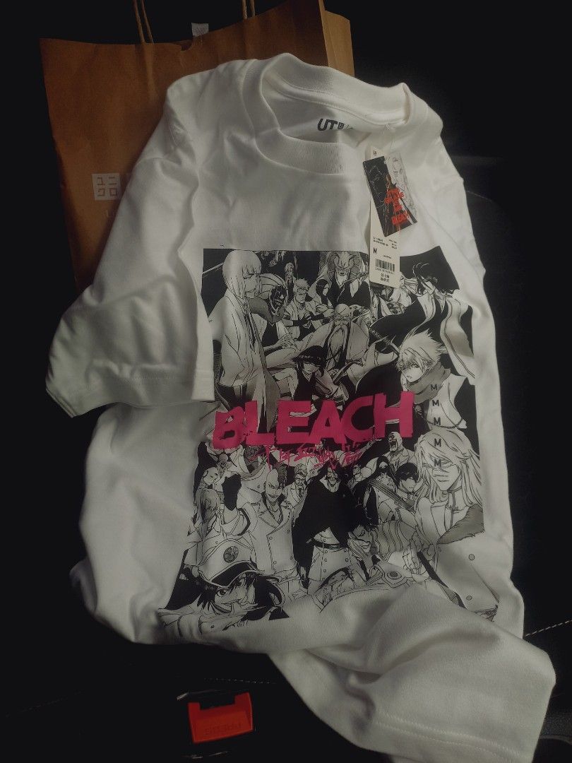 BLEACH ANIME X UNIQLO, Men's Fashion, Tops & Sets, Tshirts & Polo