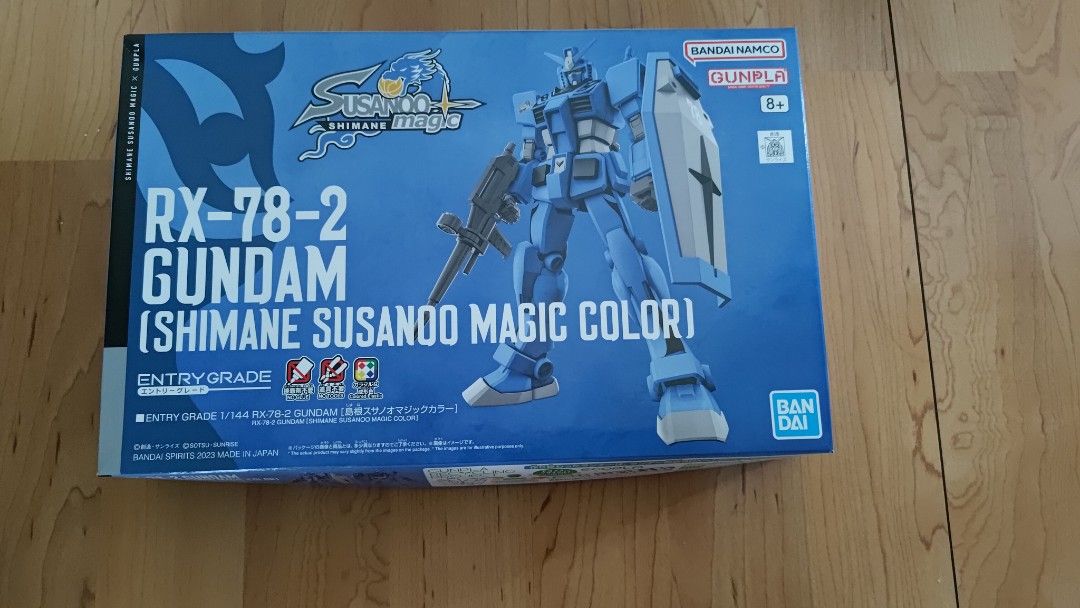 BNIB EG 1/144 RX-78-2 GUNDAM (SHIMANE SUSANOO MAGIC COLOR) (Category: Gundam Model Kits) located in Singapore. Submitted by no1atasleecher (Listing ID 1257441638, Image 2). Description: TYPE: EXCLUSIVE PRICE FIXED, NO LOW BALLERS, PLEASE WHAT YOU SEE IS WHAT YOU GET. FAST DEAL AT MY BLK 730763 $90.
