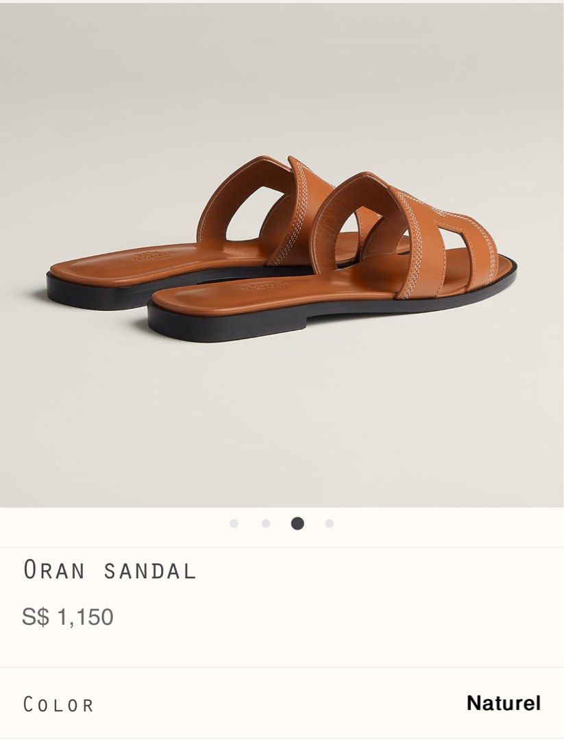 BNIB Hermes Oran Sandals Women s Fashion Footwear Sandals on