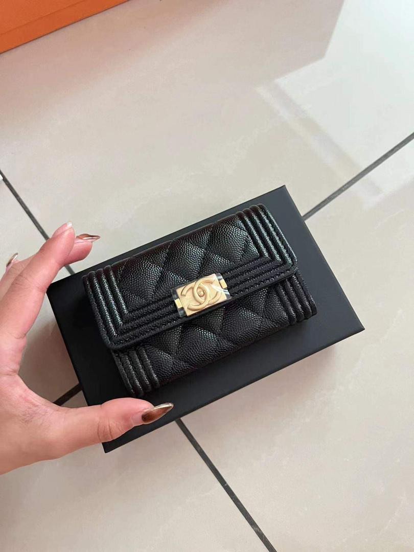 Boy chanel flap online card holder