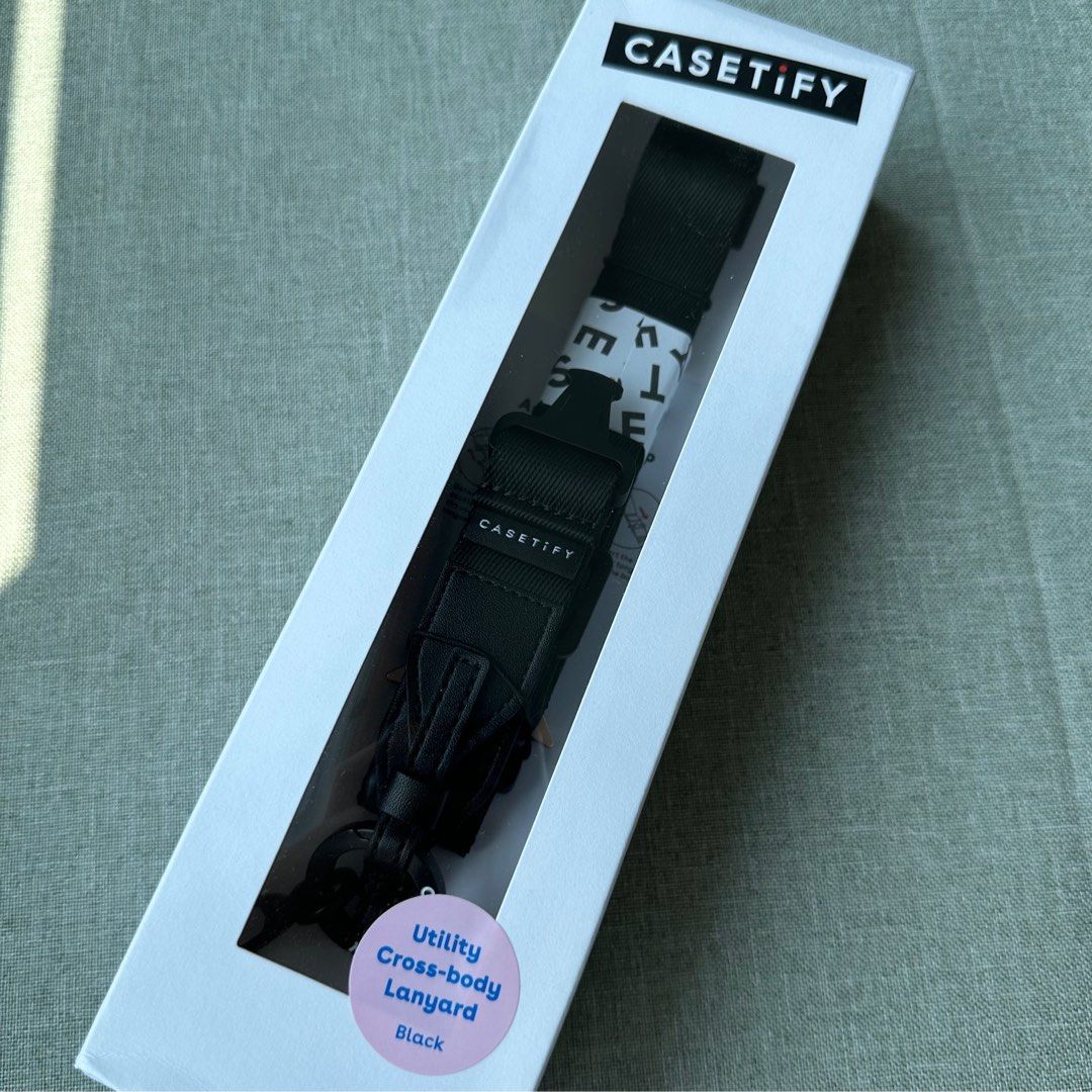 Casetify Strap CASETiFY Utility Wrist Lanyard - Black