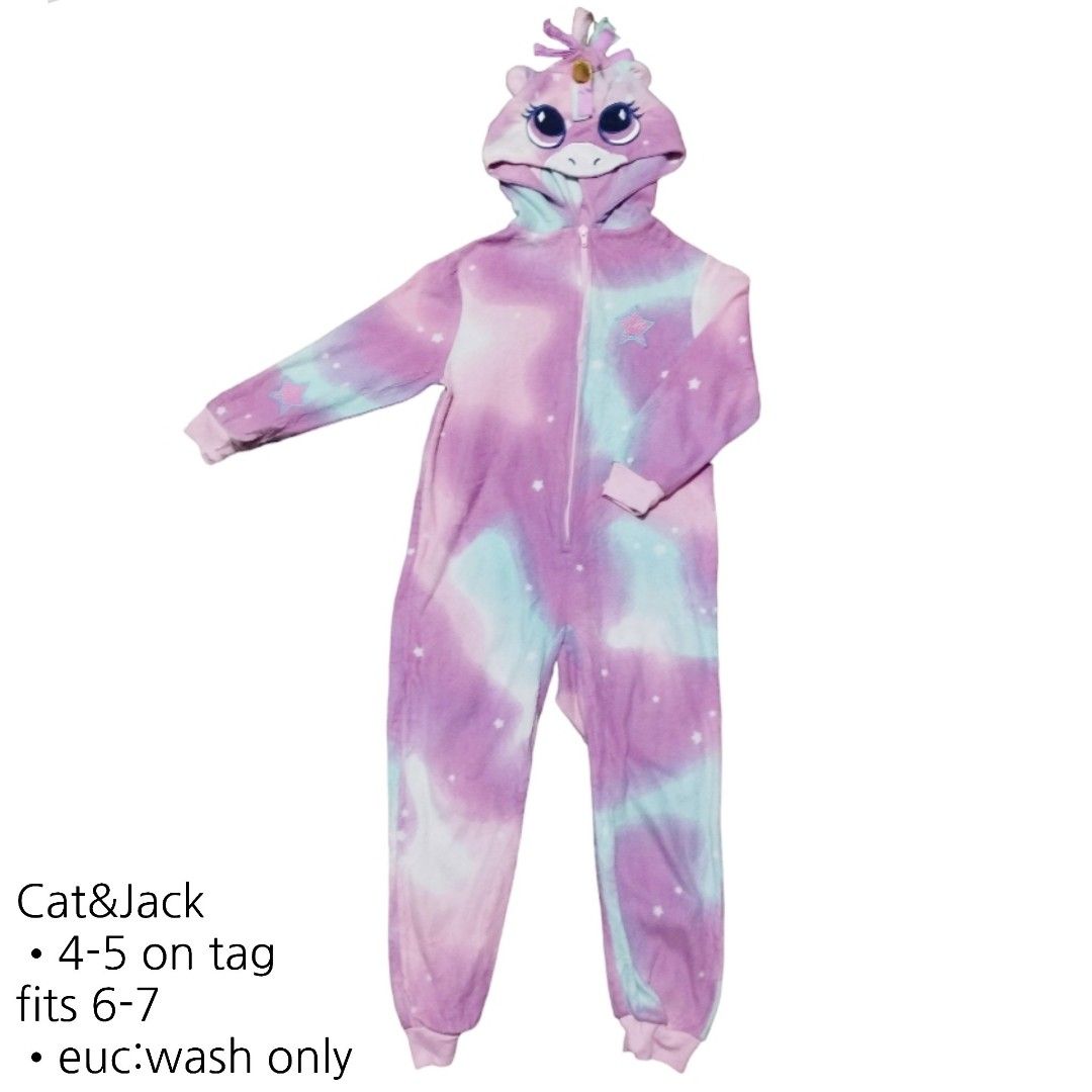 Cat and jack unicorn onesie hotsell