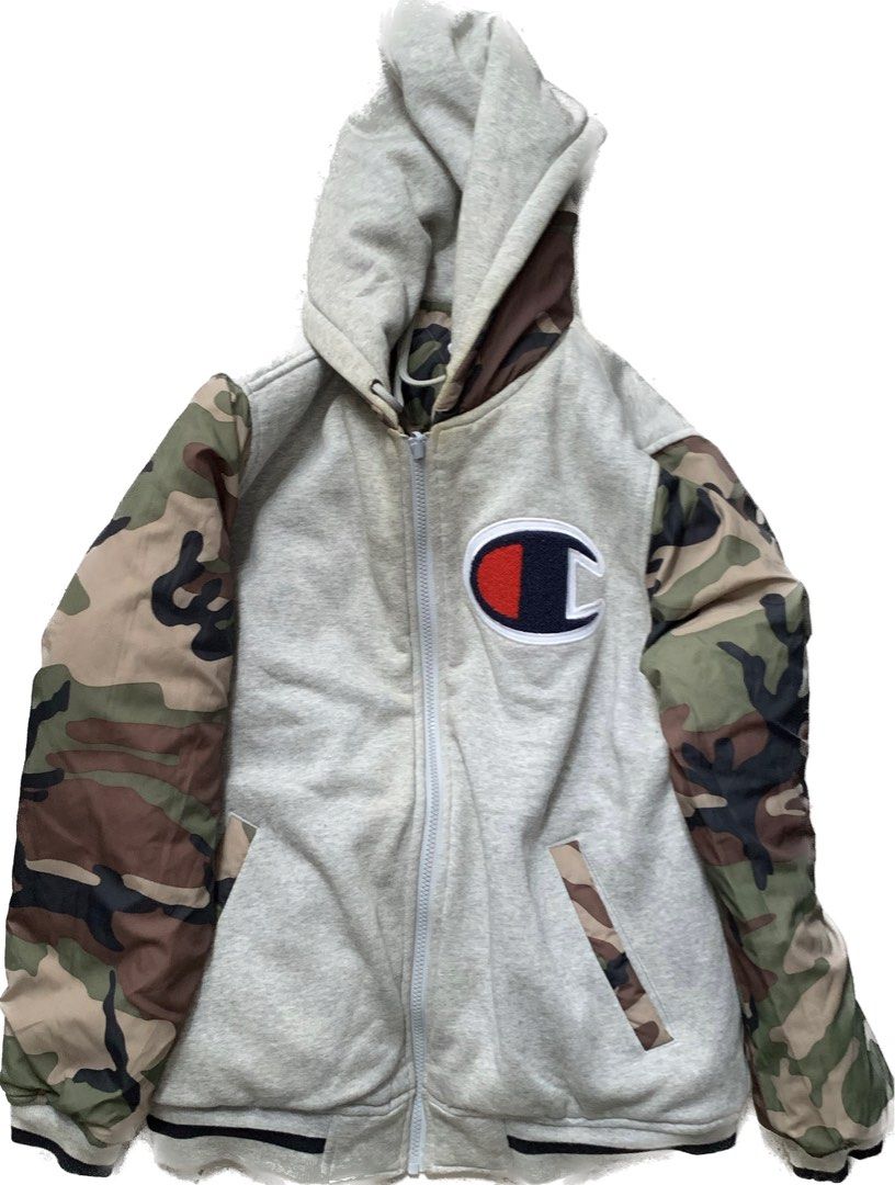 Supreme x champion reversible sale hooded jacket