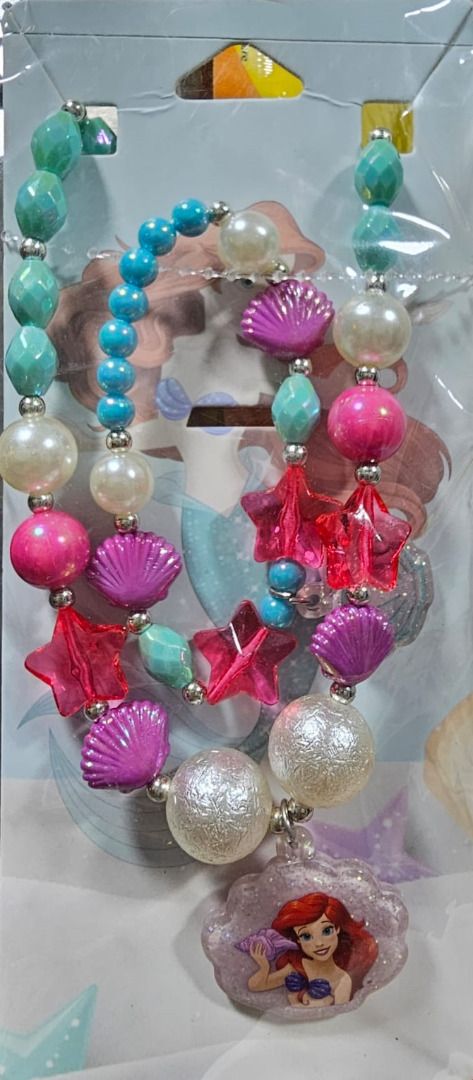 Childrens mermaid necklace cheap