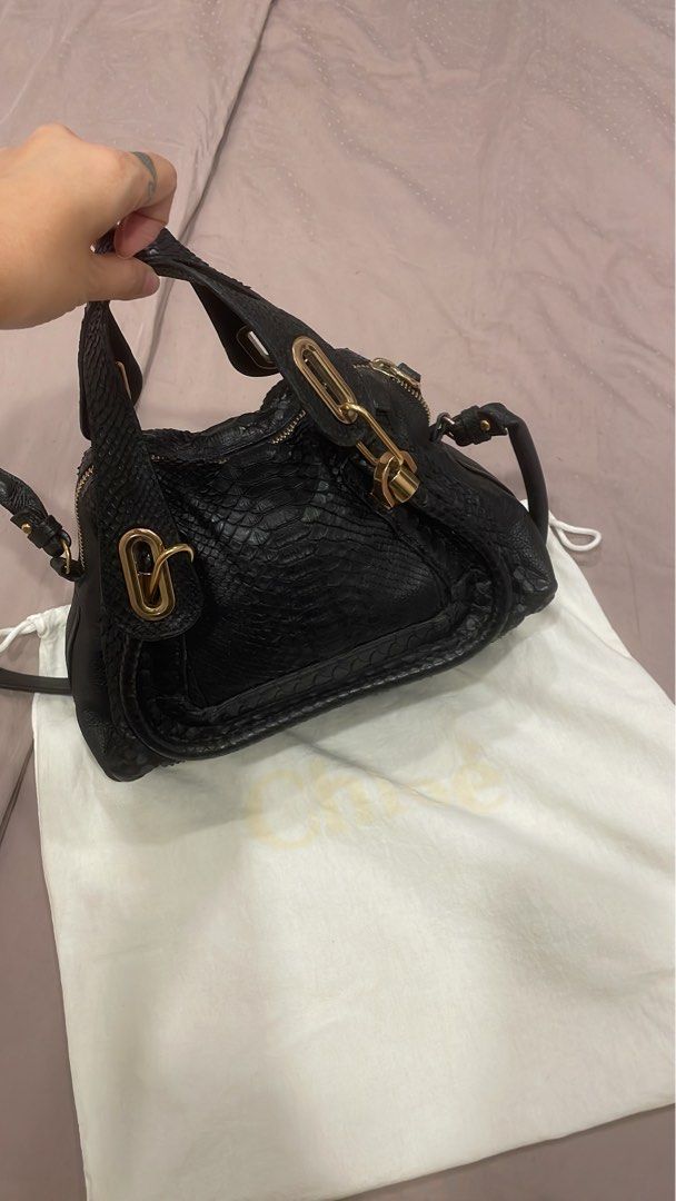 Chloe sale python bag