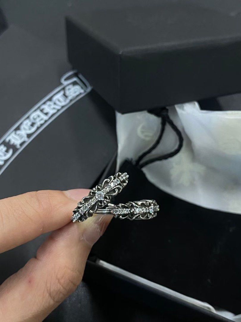 Chrome hearts engagement store rings