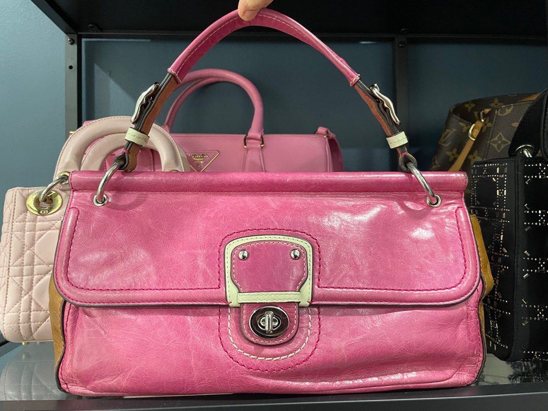 Coach Colorblock Satchel Women s Fashion Bags Wallets Cross