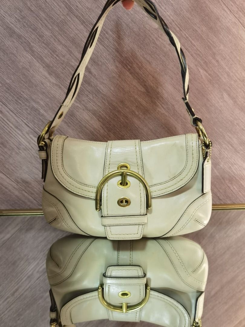 COACH Ivory Handbag Women s Fashion Bags Wallets Shoulder