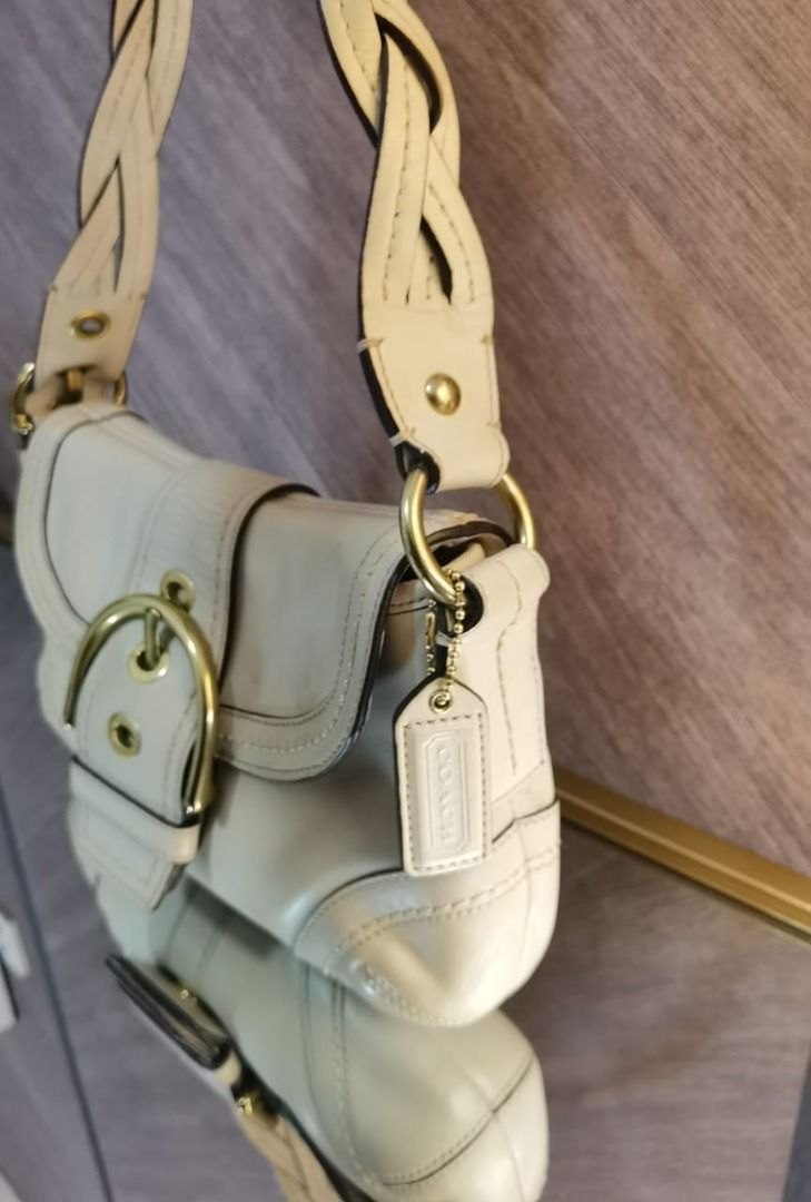 COACH Ivory Handbag Women s Fashion Bags Wallets Shoulder