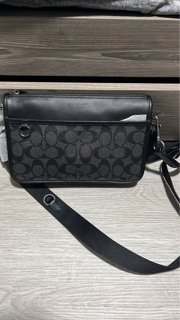Coach Men Sling Bag, Men's Fashion, Bags, Sling Bags on Carousell