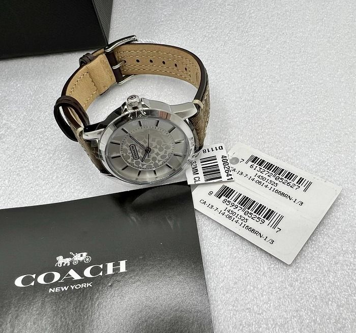 Coach Watch Classic Brown Signature Women s Fashion Watches