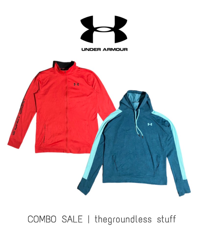 Sales under shop armour jackets red