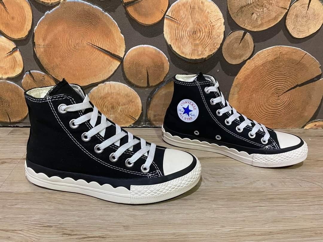 Converse all star best sale scallop tape hi