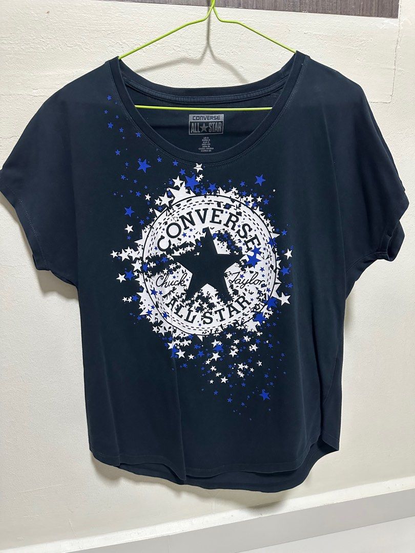 White converse t shirt womens outlet
