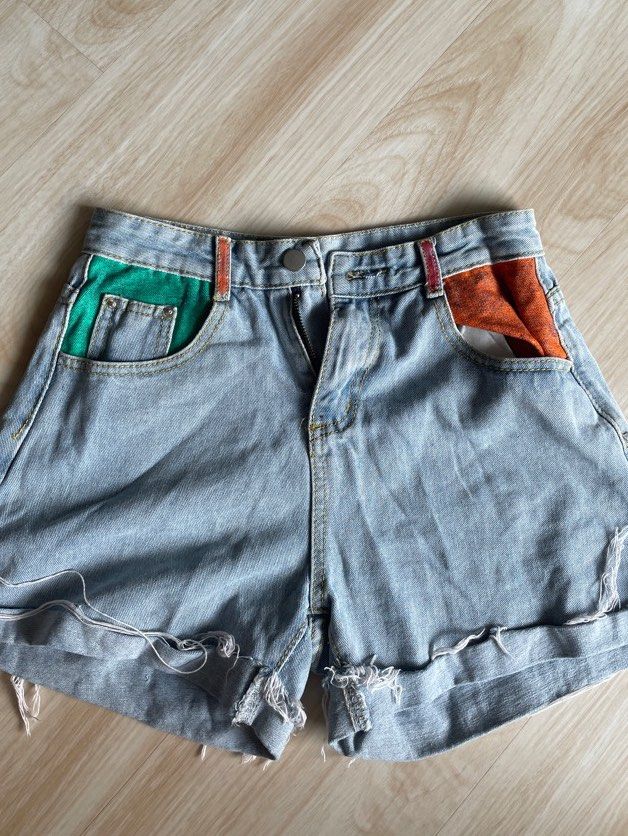 PULL&BEAR BAGGY - Denim shorts - blue denim - Zalando.de