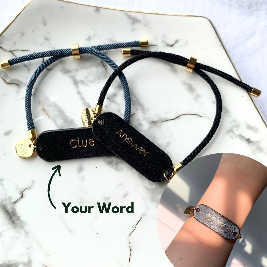 Custom leather hotsell friendship bracelets