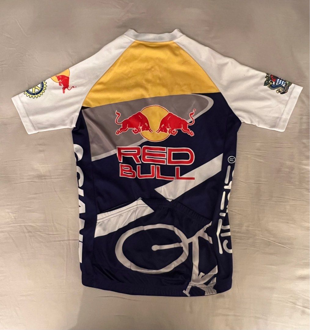 Red bull cycling jersey hot sale