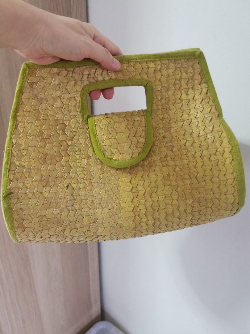 Cylindrical straw bag Women s Fashion Bags Wallets Beach Bags