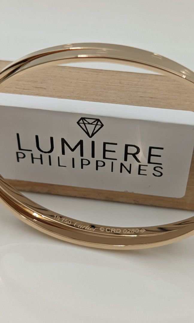 Designer Duo-Bangle with Clip Lock Design | 18CM | 3.0MM/ea | 18K | SDG ...