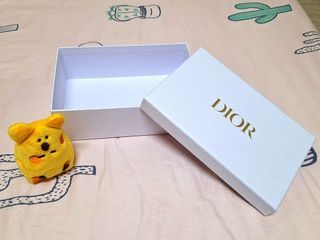 Dior 正版 純白質感盒子 收納 硬盒
