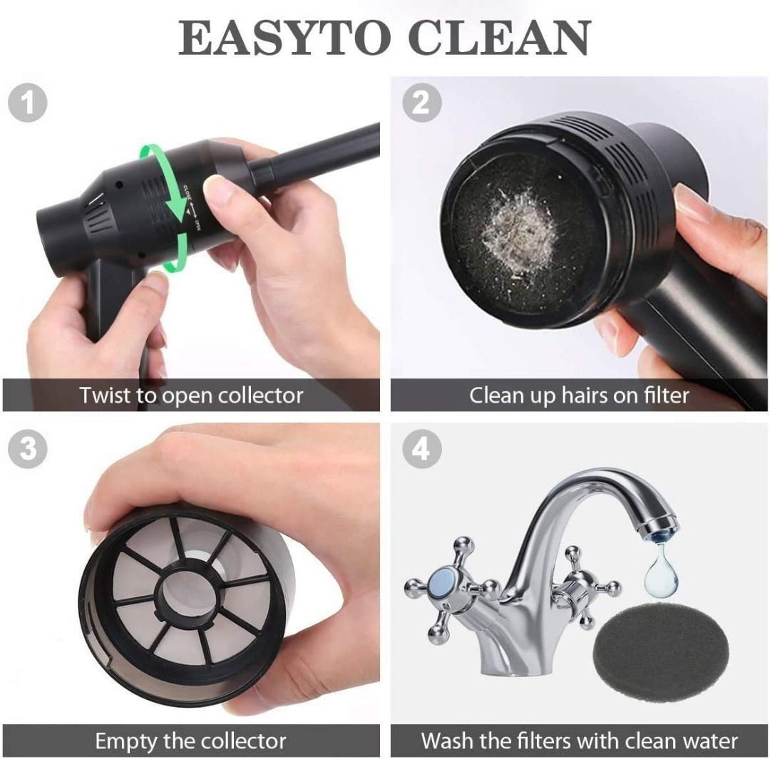 DISCOUNTED! HONKYOB [Upgrade] Mini Vacuum Cordless Vacuum Keyboard