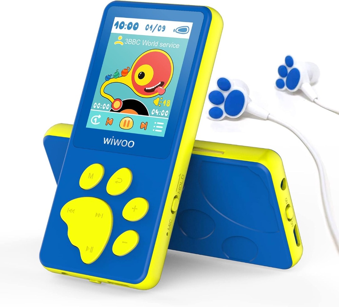 DISCOUNTED! MP3 Player for Kids, wiwoo Portable Music Player with ...
