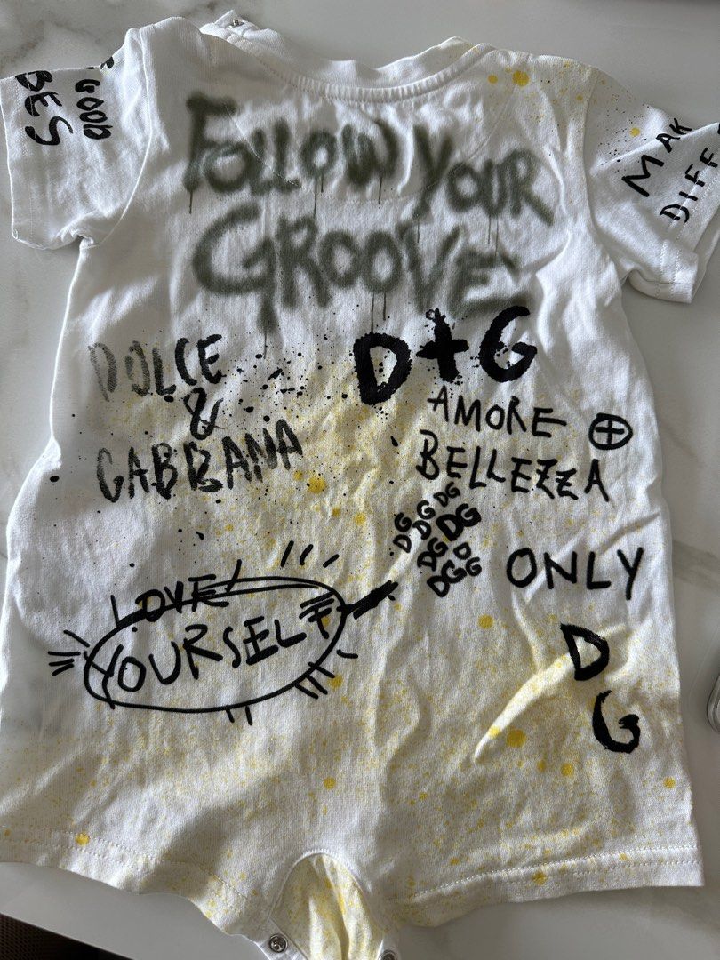 Dolce and 2025 gabbana baby romper