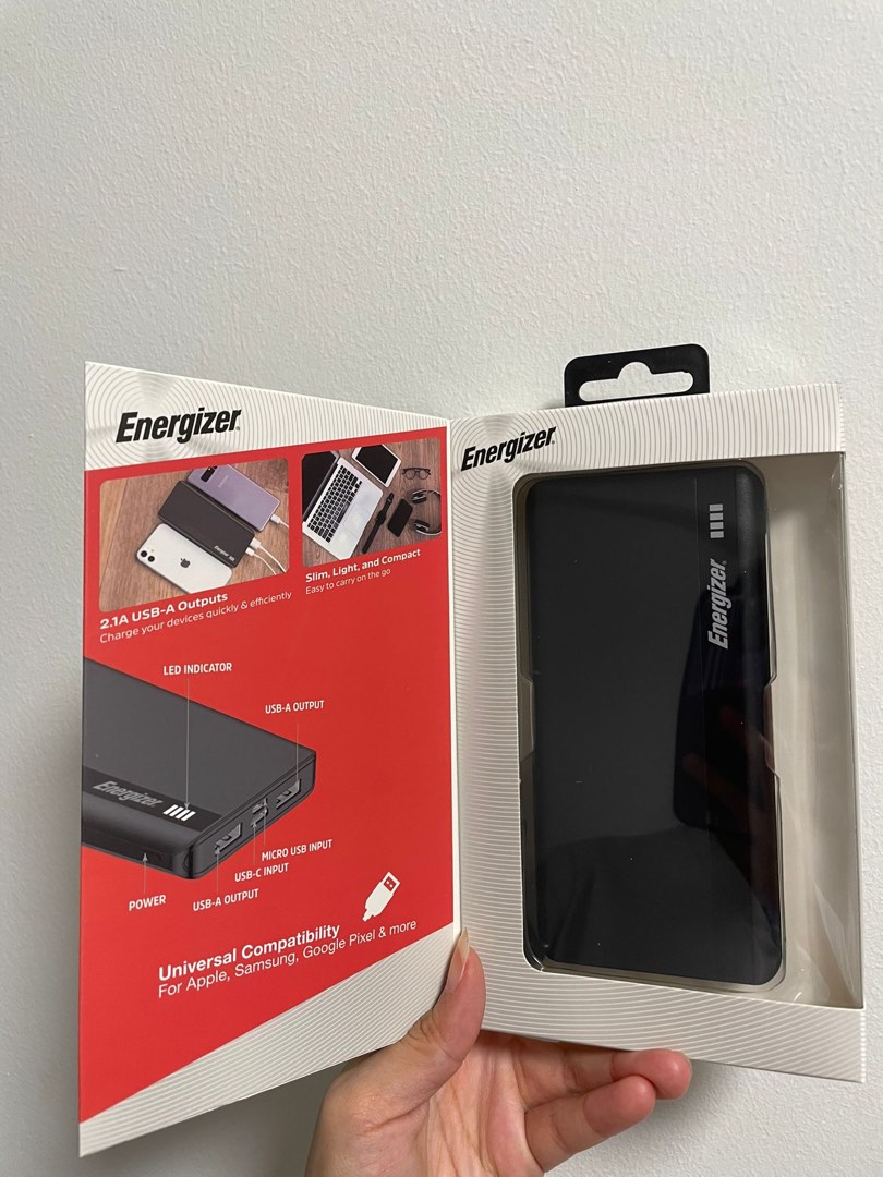 ENERGIZER MAX POWERBANK 10000mAh, Mobile Phones & Gadgets, Mobile