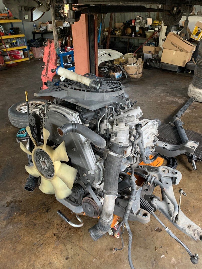 Engine D4CB + gearbox + fuel pump, Auto Accessories on Carousell