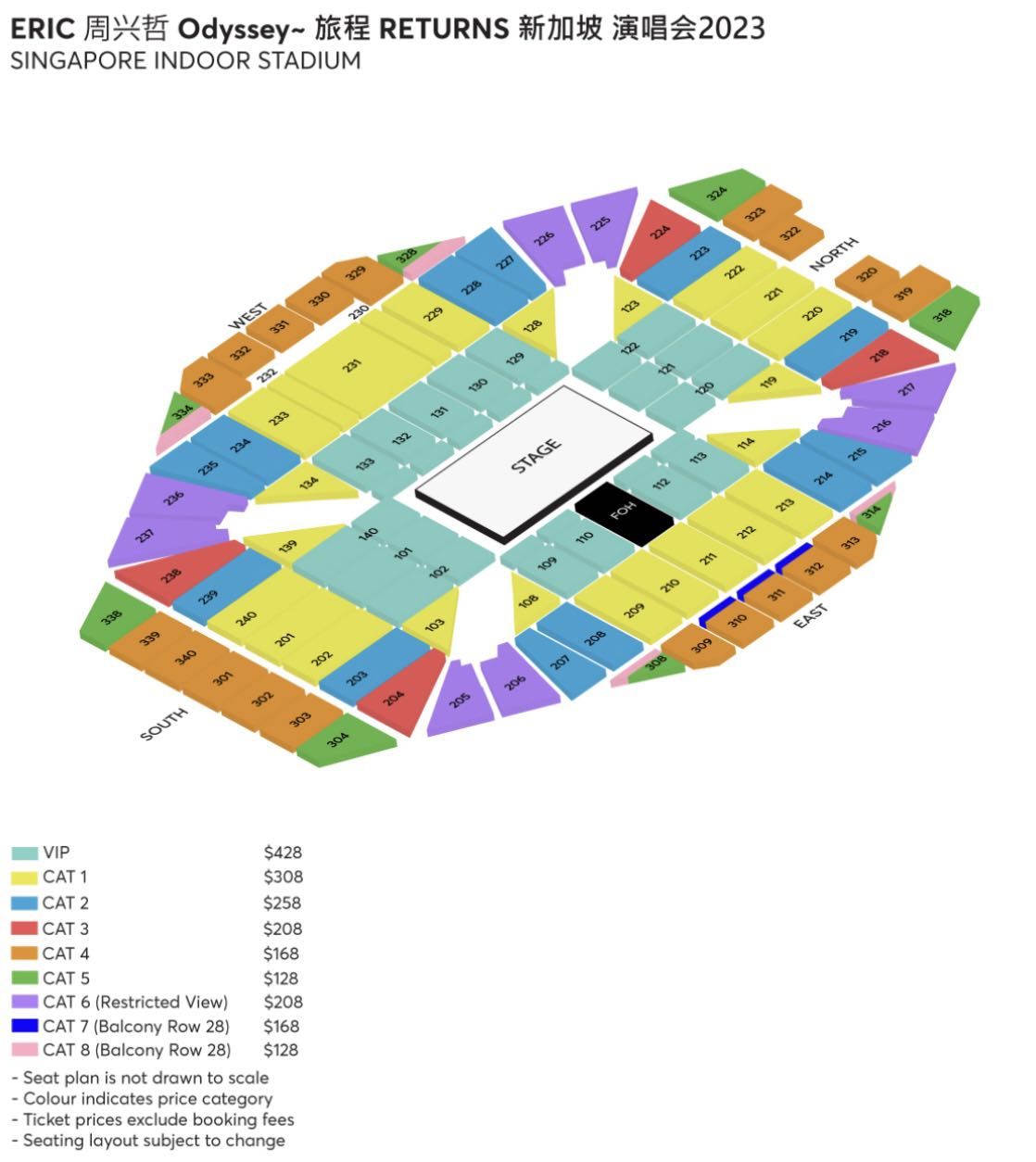 Eric Chou Odyssey Returns Singapore Indoor Stadium Concert 5 November