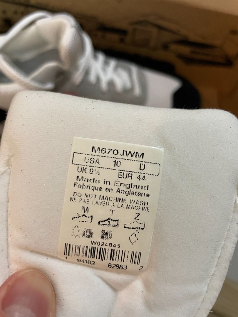 全新】eYe Junya Watanabe Man x New Balance 670 US10 Black White 