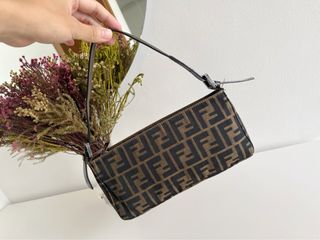 Review of My Preloved Fendi Zucca Flat Pouch #fendi 