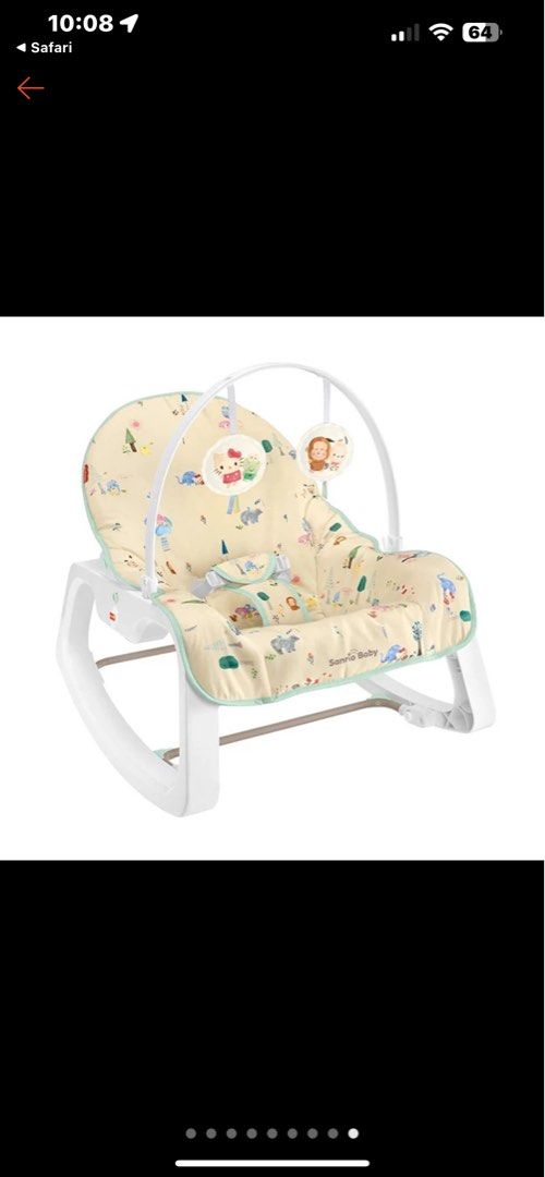 Hello kitty baby bouncer 2025