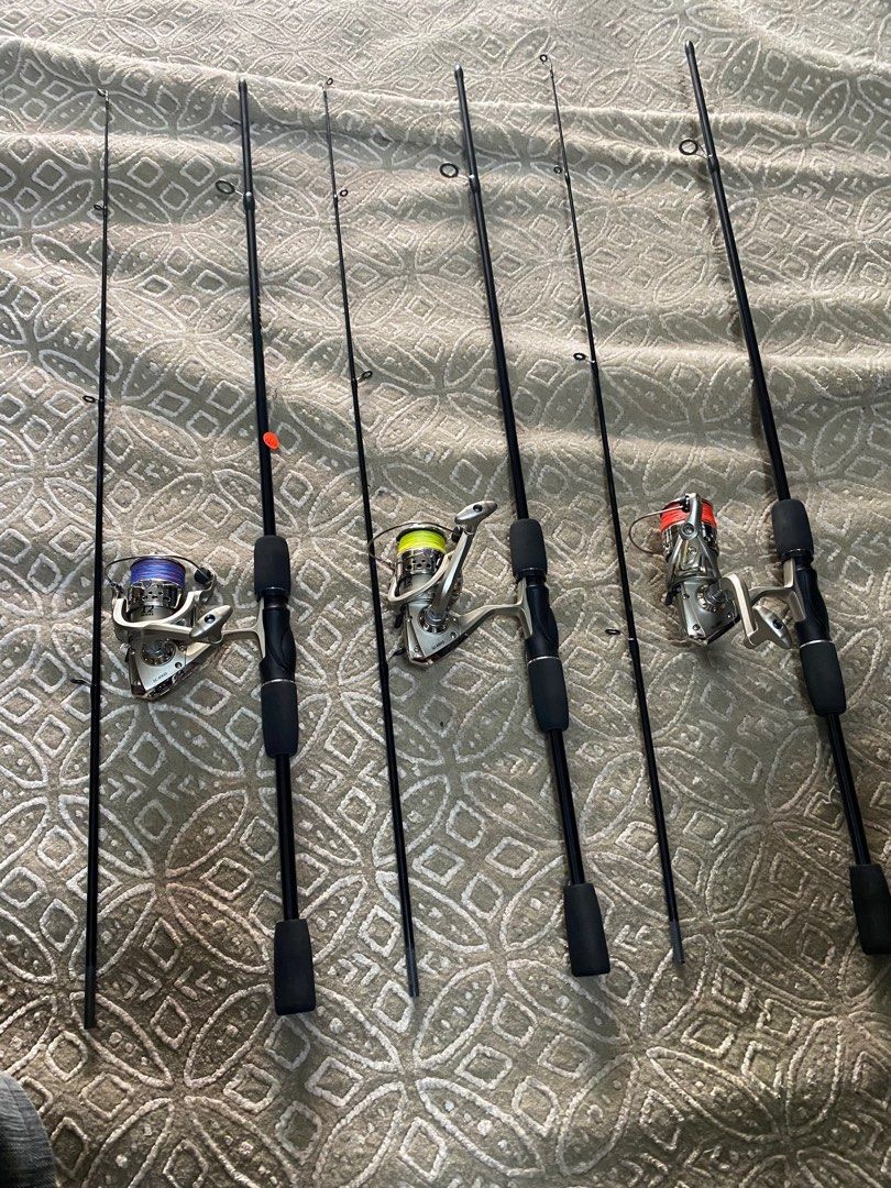Clearing sale Fishing set )Baitcast set up, Sports Equipment, Fishing on  Carousell