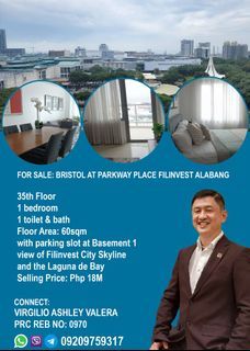 FOR SALE: BRISTOL AT PARKWAY PLACE ALABANG