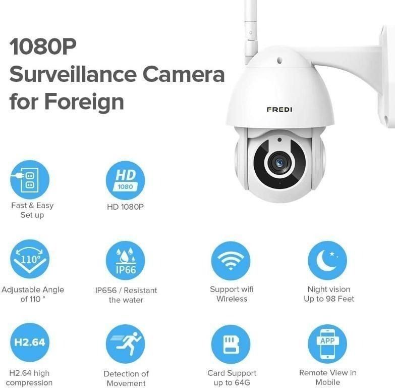 Fredi surveillance camera on sale