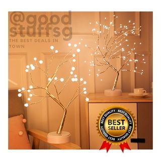 [FREE 🚚] Creative Led Desk Tree Lamp/Copper wire Table Lamps/Battery or USB /Night light for Bedroom
