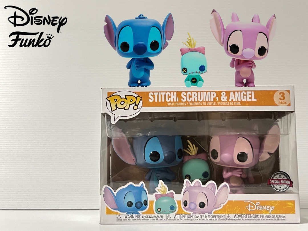Stitch, Scrump And Angel 3 Pack - POP! Disney action figure