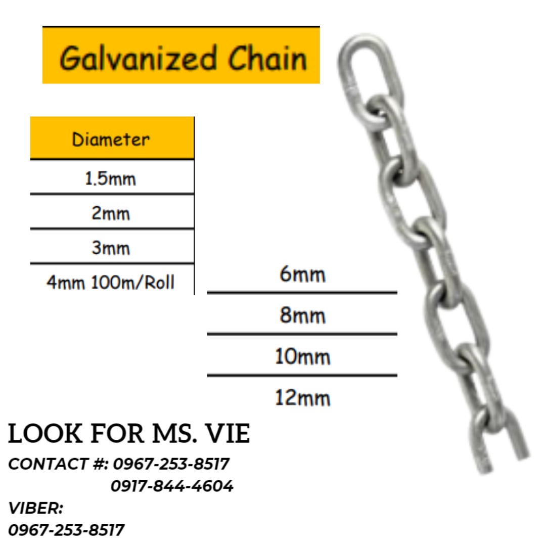 GALVANIZED CHAIN, Commercial & Industrial, Industrial Equipment on